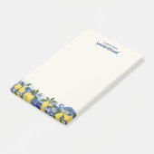 Amalfi-citroen Persoonlijke Italiaanse Citroen Post-it® Notes (Schuin)