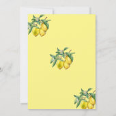 Amalfi Citrus Invitation - Birthday Kaart (Achterkant)