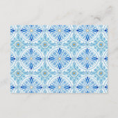 Amalfi Coast Amore | Italy Sea Wedding Reception Informatiekaartje (Achterkant)