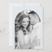 Amalfi Coast Arch Italy Lemons Wedding Photo Kaart (Achterkant)