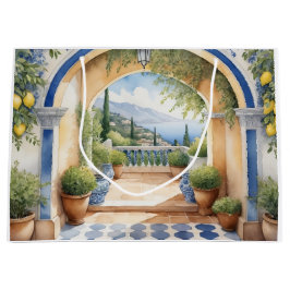 Amalfi Coast Archway Mediterraan uitzicht Groot Cadeauzakje