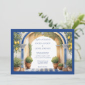 Amalfi Coast Archway Mediterraan uitzicht Kaart (Staand voorkant)