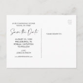 Amalfi Coast Bewaar de datum Briefkaart (Achterkant)