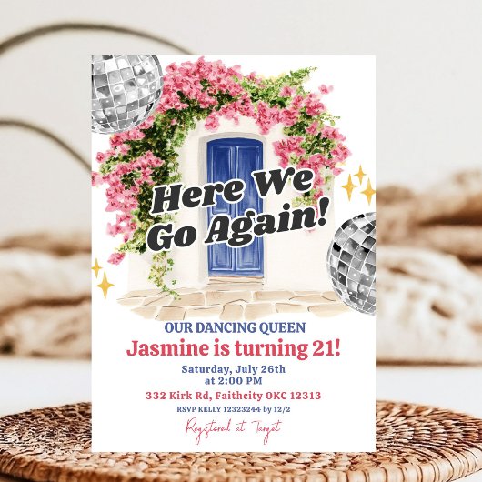 Amalfi Coast birthday party Kaart