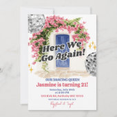 Amalfi Coast birthday party Kaart (Voorkant)