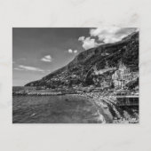Amalfi Coast Black en Photography Briefkaart (Voorkant)