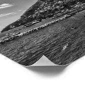 Amalfi Coast Black en Photography Poster (Hoek)