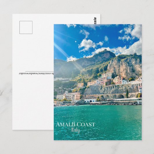 Amalfi Coast Briefkaart (Voorkant / Achterkant)