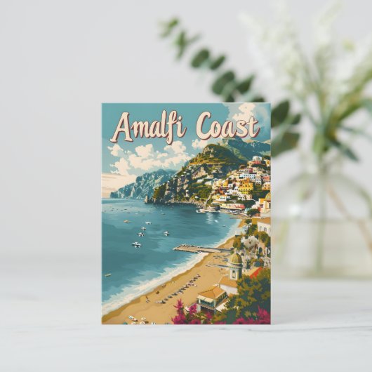 Amalfi Coast Briefkaart (Staand voorkant)