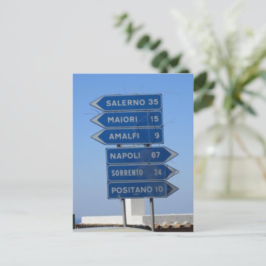 Amalfi Coast Briefkaart (Staand voorkant)