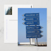 Amalfi Coast Briefkaart (Voorkant / Achterkant)