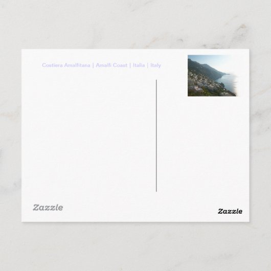 Amalfi Coast Briefkaart (Achterkant)