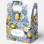 Amalfi Coast Citroen Tegels Italië Bedankdoosjes (Open)