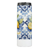 Amalfi Coast Citroen Tegels Italië Thermosbeker (Achterkant)