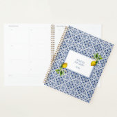 Amalfi Coast Citroenblauw Tegels Italië Planner (Display)