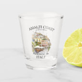 Amalfi Coast Cliff Houses – Italian Seaside  Shot Glas (Voorkant)