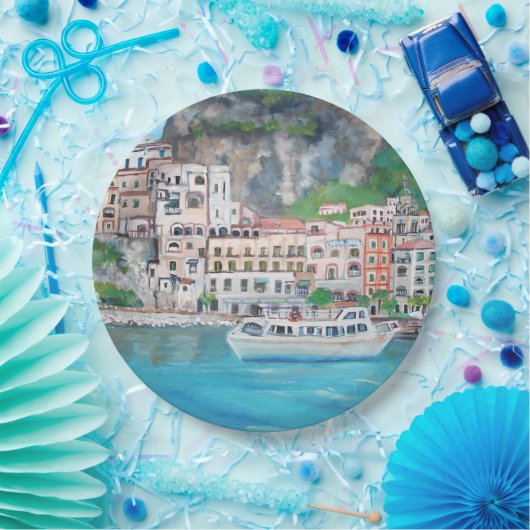 Amalfi Coast - Custom Paper Bord 9" (Feest)