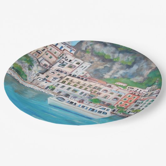Amalfi Coast - Custom Paper Bord 9" (Gekanteld)