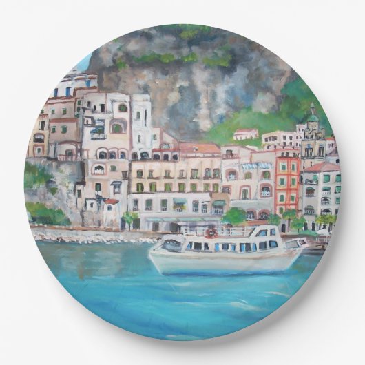 Amalfi Coast - Custom Paper Bord 9" (Voorkant)