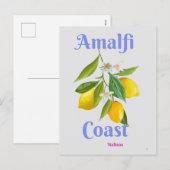 Amalfi coast feestdagenkaart (Voorkant / Achterkant)