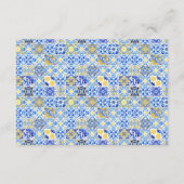 Amalfi Coast | Geïllustreerde bruiloft weekend det Informatiekaartje (Achterkant)