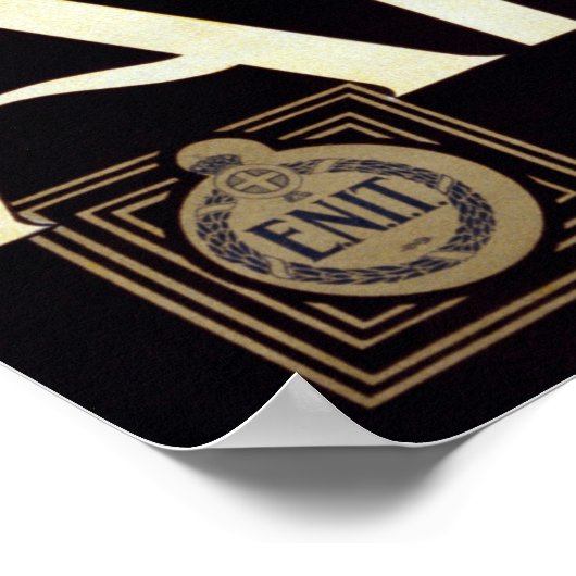  Amalfi Coast Italia Reizen Poster (Hoek)