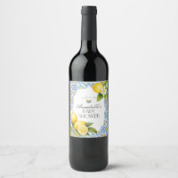 Amalfi Coast Italiaans Baby shower Barware