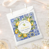 Amalfi Coast Italiaans Baby shower Bedankzakje (Geknipt)