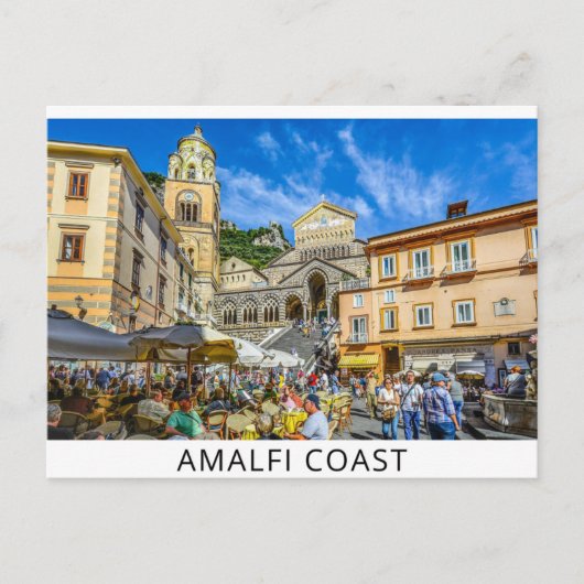 Amalfi Coast, Italië briefkaart (Voorkant)