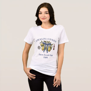 Amalfi Coast Italië Citroen Sociale Club T-Shirt