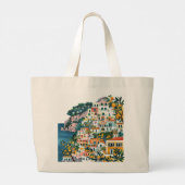 Amalfi Coast, Italië: Iconische bestemmingen Grote Tote Bag (Achterkant)