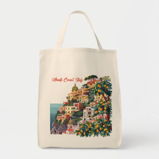 Amalfi Coast, Italië: Iconische bestemmingen Tote Bag (Voorkant)