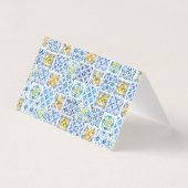 Amalfi Coast Italië Plaats Kaart Tafel Decor (Achterkant)