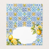 Amalfi Coast Italië Plaats Kaart Tafel Decor (Buitenkant ongevouwen)