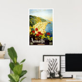 Amalfi Coast, Italië Poster (Thuiskantoor)