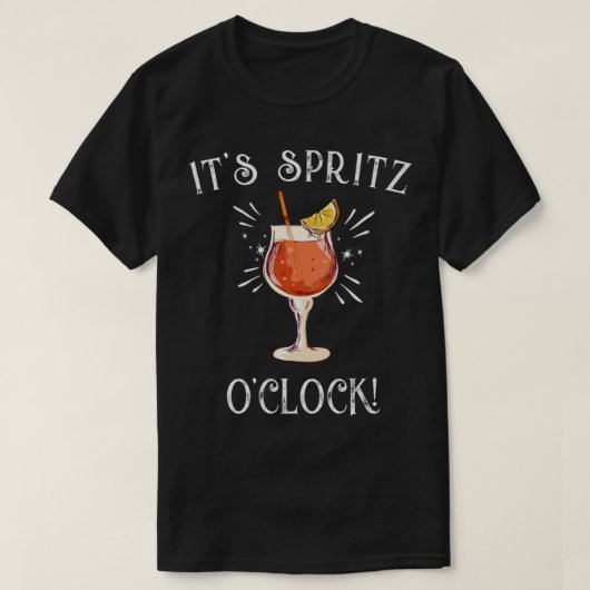 Amalfi Coast Italië_quot_it_s Spritz O_klok Limiet T-shirt (Design voorkant)