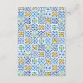 Amalfi Coast Italië Register Uitnodiging invoegen Informatiekaartje (Achterkant)