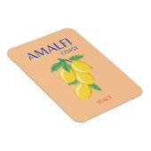 Amalfi Coast, Italië, Reiskunst, Pastel, Oranje Magneet (Rechterzijde)