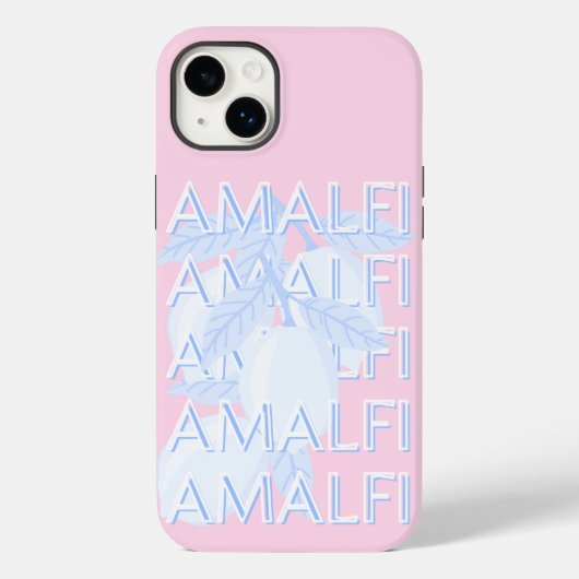 Amalfi Coast, Italië, Reiskunst, Preppy Case-Mate iPhone Case (Achterkant)