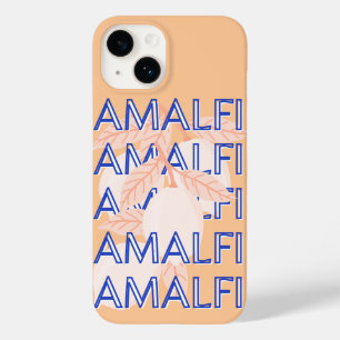 Amalfi Coast, Italië Reiskunst, Preppy, Sinaasappe Case-Mate iPhone 14 Hoesje