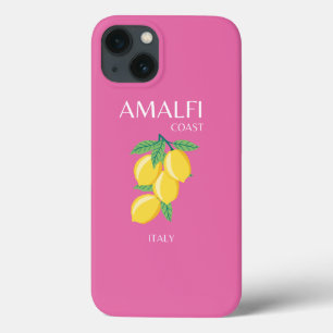 Amalfi Coast, Italië, Reiskunst, Roze, Preppy Case-Mate iPhone Case