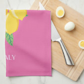 Amalfi Coast, Italië, Reiskunst, Roze, Preppy Theedoek (Quarter Fold)