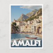 Amalfi Coast  Italië Reizen Briefkaart (Voorkant)
