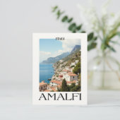Amalfi Coast  Italië Reizen Briefkaart (Staand voorkant)