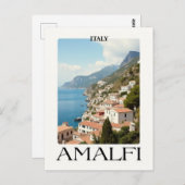 Amalfi Coast  Italië Reizen Briefkaart (Voorkant / Achterkant)