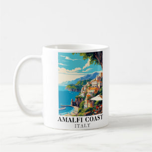 Amalfi Coast Italië Reizen Retro Koffiemok