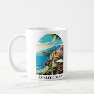 Amalfi Coast Italië Reizen Retro Koffiemok