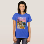 Amalfi Coast, Italië T-shirt (Voorkant volledig)