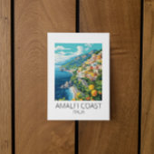 Amalfi Coast Italië Vintage Reizen Briefkaart