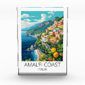 Amalfi Coast Italië Vintage Reizen Fotoblokken (Voorkant)